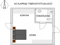 Eladó lakás (téglaépítésű) Balatonfűzfő, 16m2